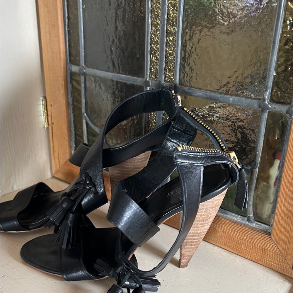 Kate Spade Black Tassel Sandals - Picture 6 of 8